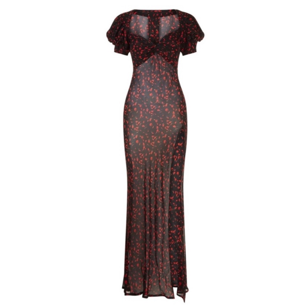 Rat & Boa Magnolia maxi dress with slit size M perfect wedding guest or hot date